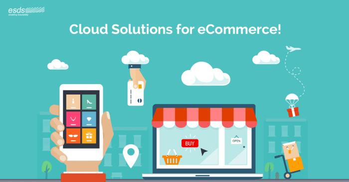 Cloud ecommerce architecture based representation visual